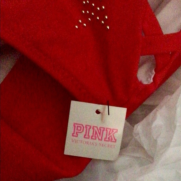 💵VS Pink NWT swimsuit cut-outs laced top hi-waist - Picture 6 of 16